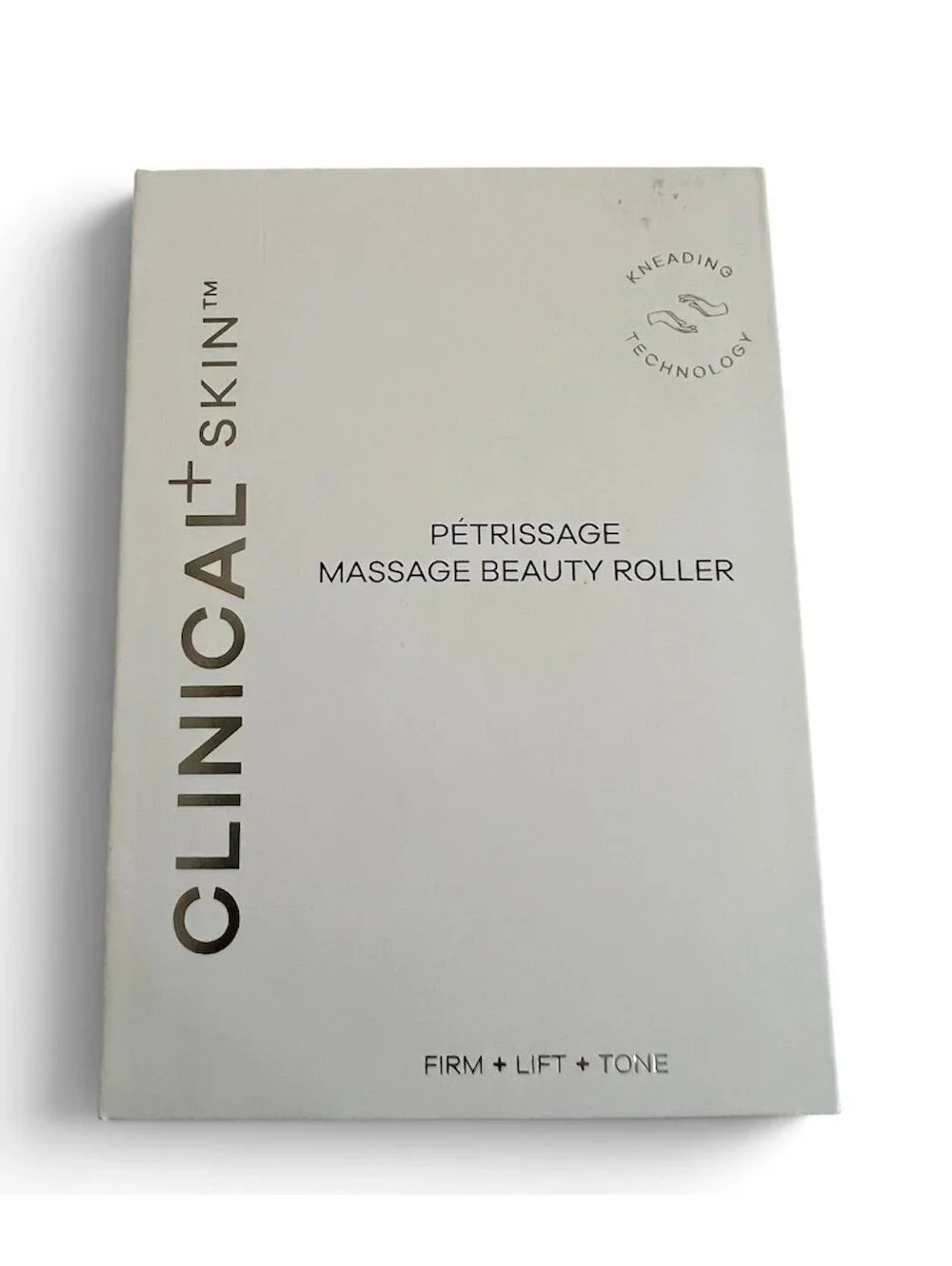 Clinical + Skin Pétrissage Face Massage Beauty Roller Silver Faceted Anti Aging